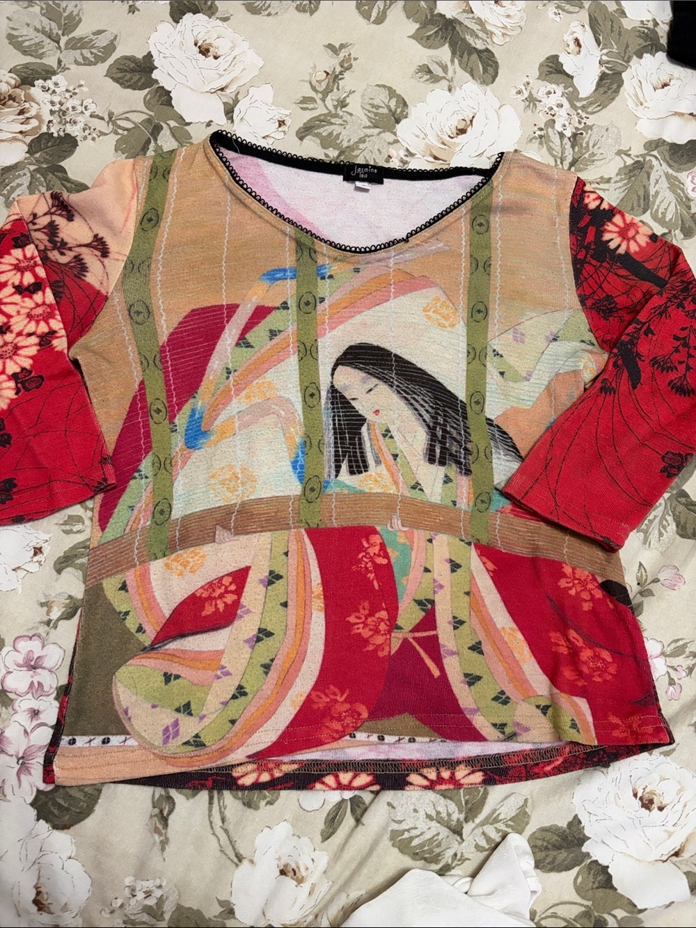 Vintage Jasmine Beautiful Design Top